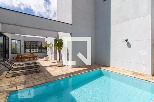 Área comum - Piscina de apartamento para alugar com 1 quarto, 50m² em Itaim Bibi, São Paulo