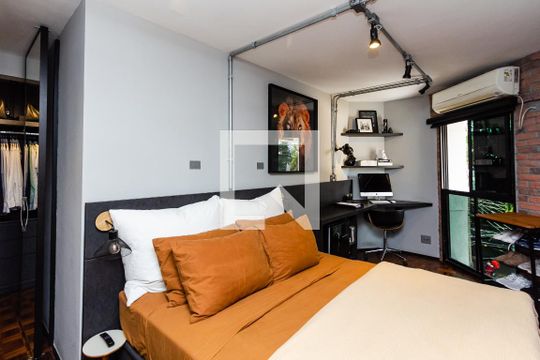 Suíte de apartamento para alugar com 1 quarto, 50m² em Itaim Bibi, São Paulo