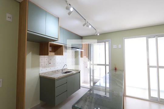 Cozinha de apartamento para alugar com 1 quarto, 41m² em Santana, São Paulo