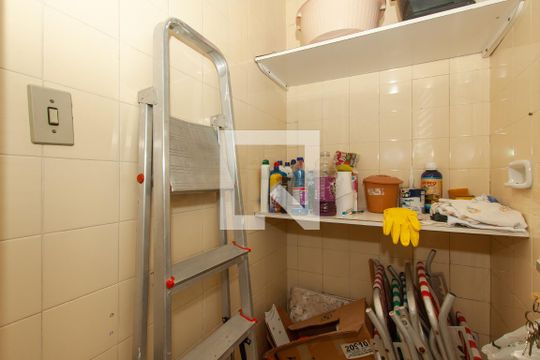 Área de Serviço de apartamento para alugar com 3 quartos, 91m² em Barra Funda, Guarujá
