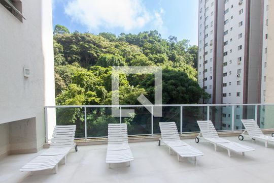 Área Comum - Piscina de apartamento para alugar com 3 quartos, 91m² em Barra Funda, Guarujá