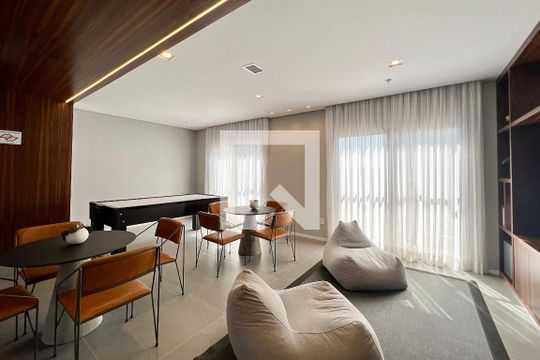 Área comum de kitnet/studio à venda com 1 quarto, 21m² em Moema, São Paulo