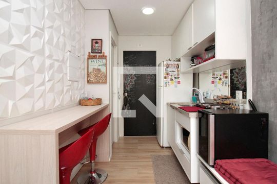 Cozinha de kitnet/studio à venda com 0 quarto, 22m² em Consolação, São Paulo