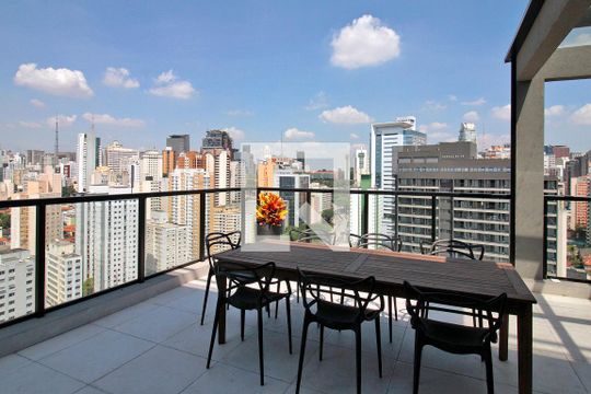 Churrasqueira de apartamento para alugar com 2 quartos, 45m² em Bela Vista, São Paulo