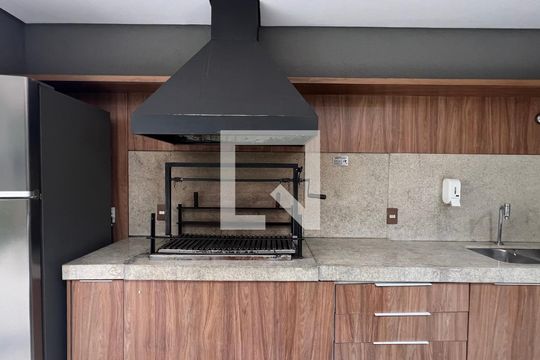 Área comum - Churrasqueira de apartamento para alugar com 1 quarto, 32m² em Sumaré, São Paulo