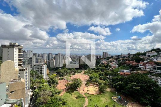 Vista varanda de apartamento à venda com 4 quartos, 320m² em Sion, Belo Horizonte