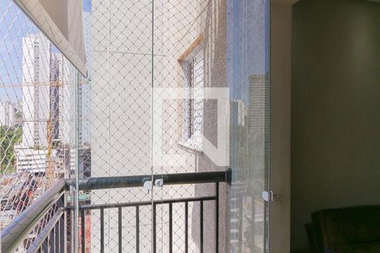 Varanda da Sala de apartamento à venda com 2 quartos, 50m² em Jardim Vazani, São Paulo