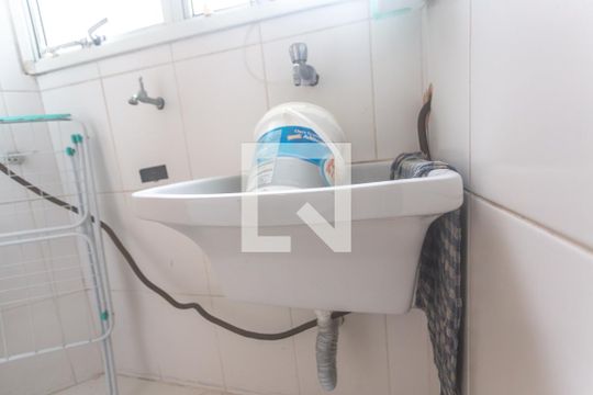 Área de serviço de kitnet/studio para alugar com 1 quarto, 30m² em Baeta Neves, São Bernardo do Campo
