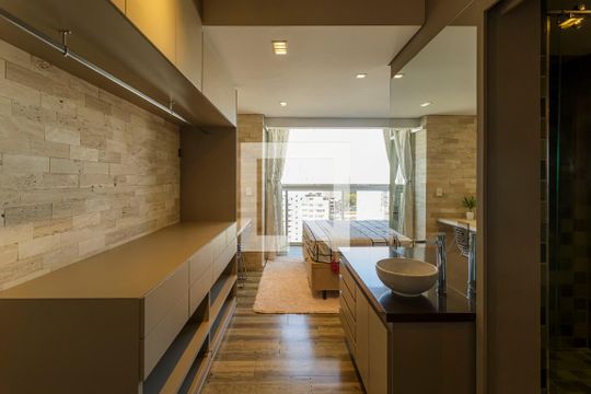 Quarto de apartamento à venda com 1 quarto, 74m² em Vila Olímpia, São Paulo