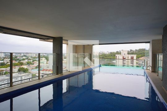 Área comum - Piscina de kitnet/studio para alugar com 1 quarto, 38m² em Jardim Botânico, Porto Alegre