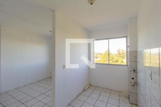 Cozinha e Área de Serviço de apartamento para alugar com 2 quartos, 56m² em Santa Fe, Gravataí
