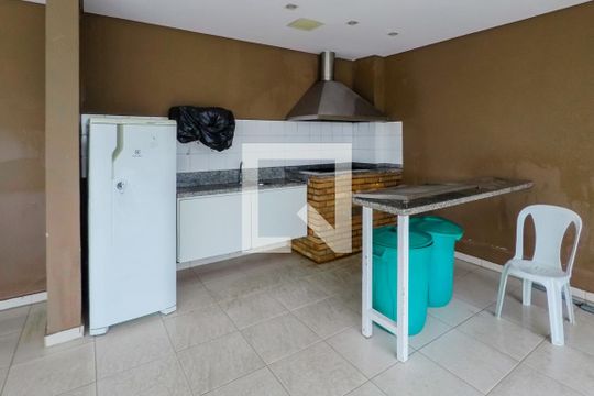 Área comum - Churrasqueira de kitnet/studio para alugar com 1 quarto, 36m² em Cambuci, São Paulo