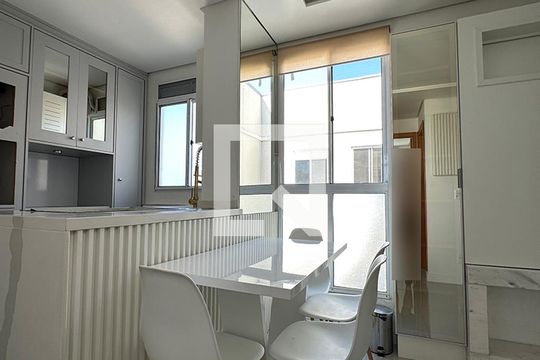 Sala de Jantar de apartamento à venda com 2 quartos, 50m² em Feitoria, São Leopoldo