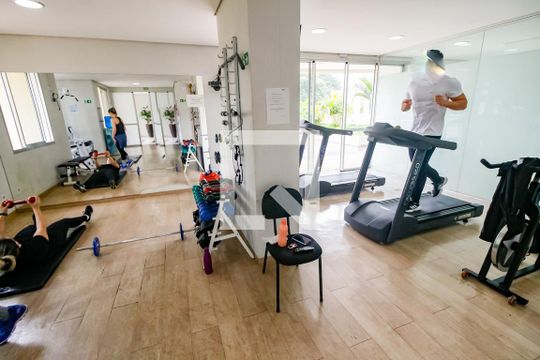 Área comum - Academia de apartamento à venda com 1 quarto, 40m² em Super Quadra Morumbi, São Paulo