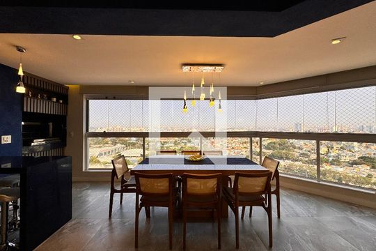Varanda gourmet de apartamento à venda com 3 quartos, 160m² em Vila Guiomar, Santo André
