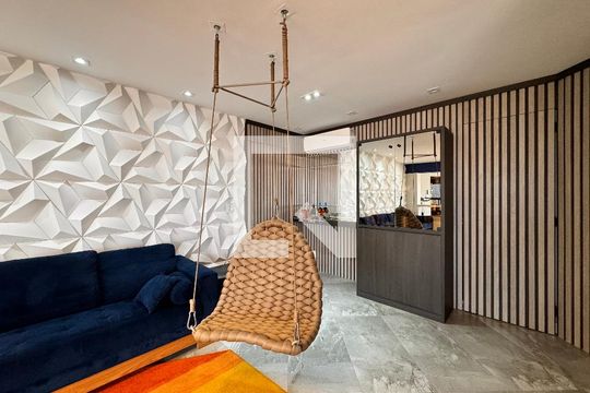 Sala de apartamento à venda com 3 quartos, 160m² em Vila Guiomar, Santo André