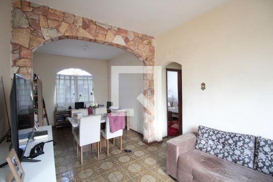 Casa 1 - Sala de Estar e Copa de casa à venda com 6 quartos, 360m² em Santa Rosa, Belo Horizonte