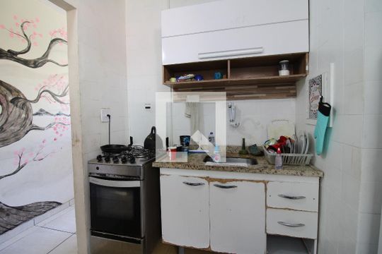 Cozinha de apartamento à venda com 3 quartos, 56m² em Jacarepaguá, Rio de Janeiro