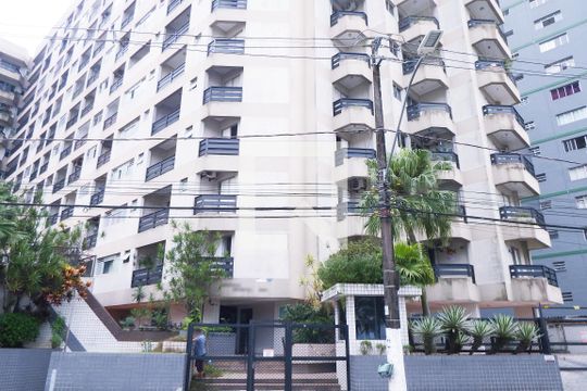 Fachada do Prédio de apartamento para alugar com 3 quartos, 98m² em Centro, São Vicente
