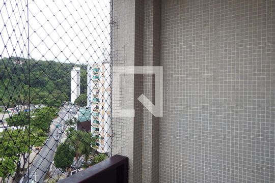 Varanda do quarto 1 de apartamento para alugar com 3 quartos, 98m² em Centro, São Vicente