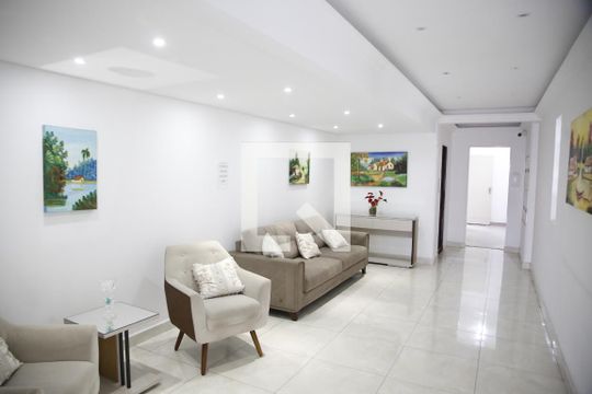 Hall de entrada de apartamento para alugar com 1 quarto, 52m² em Aviação, Praia Grande