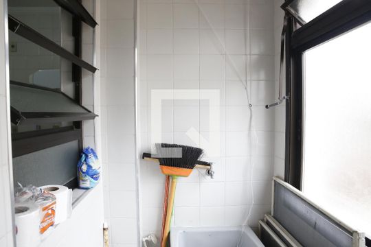 Area de serviço de apartamento para alugar com 1 quarto, 52m² em Aviação, Praia Grande