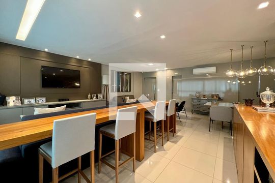 Sala de apartamento à venda com 4 quartos, 155m² em Buritis, Belo Horizonte