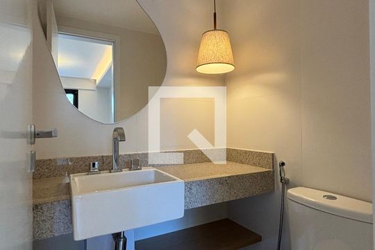 Lavabo de apartamento à venda com 2 quartos, 117m² em Botafogo, Rio de Janeiro