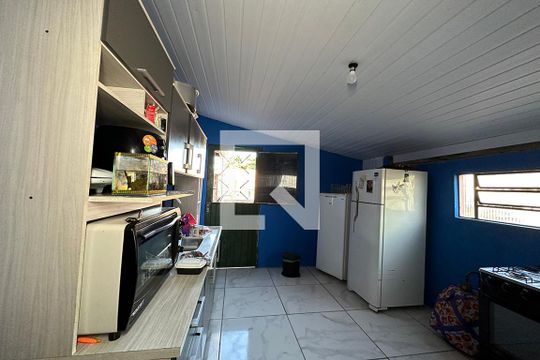 Cozinha de casa à venda com 2 quartos, 90m² em Santos Dumont, São Leopoldo