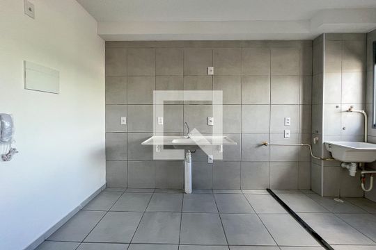Cozinha de apartamento à venda com 1 quarto, 32m² em Várzea da Barra Funda, São Paulo