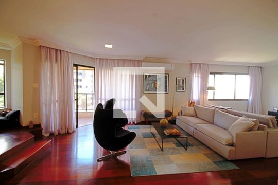 Sala  de apartamento à venda com 4 quartos, 240m² em Vila Andrade, São Paulo
