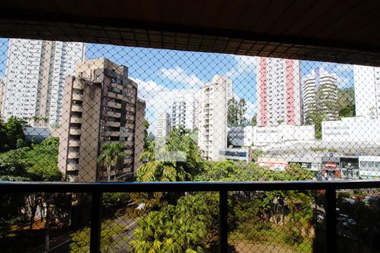 Varanda da Sala de apartamento à venda com 4 quartos, 240m² em Vila Andrade, São Paulo
