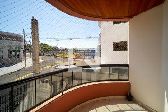 Varanda da Sala de apartamento para alugar com 2 quartos, 76m² em Jardim Santa Rosália, Sorocaba