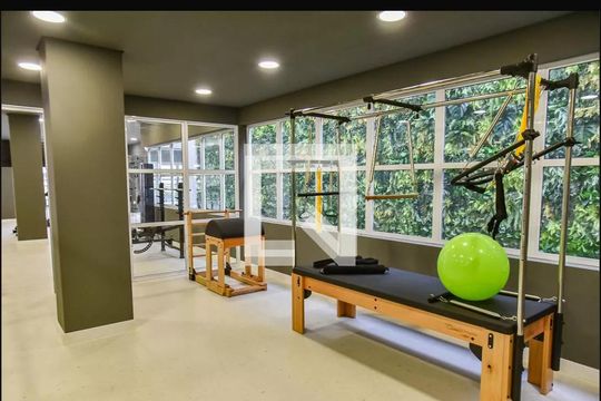 Área comum - Academia de apartamento para alugar com 1 quarto, 28m² em Vila Mariana, São Paulo