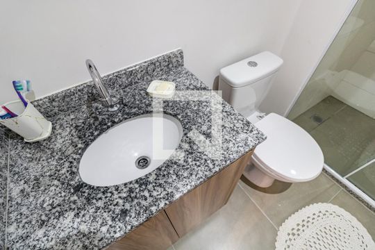 Banheiro - Torneira de apartamento para alugar com 1 quarto, 28m² em Vila Mariana, São Paulo