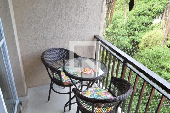 Varanda da Sala de apartamento à venda com 2 quartos, 74m² em Taquara, Rio de Janeiro