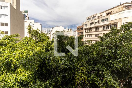 Vista da Sala de apartamento à venda com 3 quartos, 85m² em Consolação, São Paulo