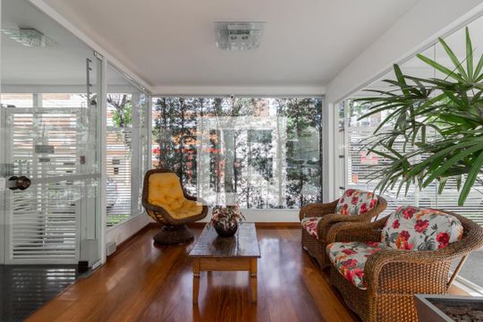Área comum de apartamento para alugar com 1 quarto, 42m² em Indianópolis, São Paulo