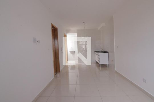 Sala/cozinha
 de apartamento para alugar com 2 quartos, 37m² em Parque Cisper, São Paulo