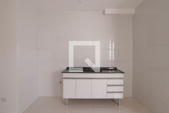 Sala/cozinha
 de apartamento para alugar com 2 quartos, 38m² em Parque Cisper, São Paulo