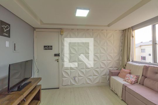 Sala/Cozinha de apartamento à venda com 2 quartos, 39m² em Olaria, Canoas