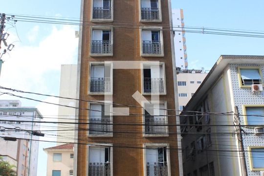 Fachada do Prédio de apartamento para alugar com 2 quartos, 90m² em Centro, São Vicente