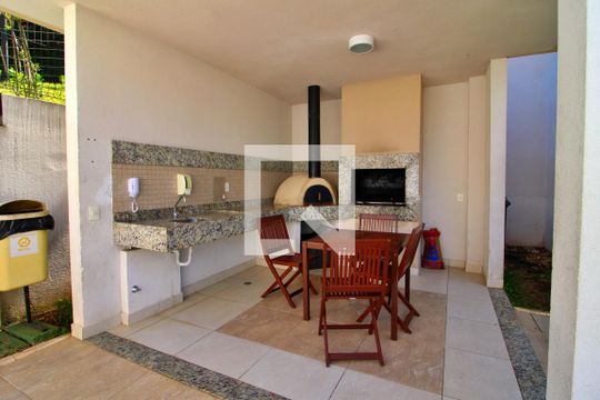 Área comum - Churrasqueira de apartamento à venda com 2 quartos, 44m² em Parque Sao Vicente, Santo André