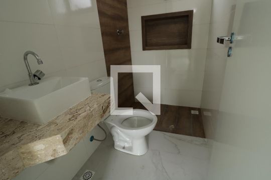 Suite - Banheiro de apartamento à venda com 1 quarto, 120m² em Vila Pires, Santo André