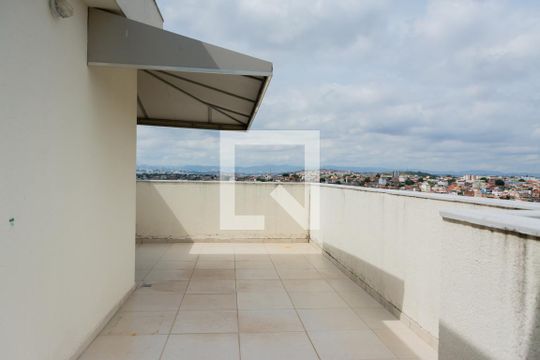 Terraço de apartamento para alugar com 2 quartos, 103m² em Nacional, Contagem