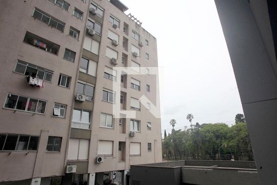 Studio - Quarto / Sala Vista de kitnet/studio para alugar com 1 quarto, 27m² em Centro Histórico, Porto Alegre