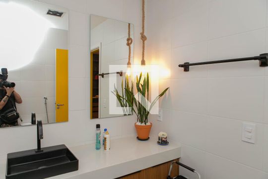 Banheiro de apartamento à venda com 1 quarto, 45m² em Boa Vista, São Caetano do Sul