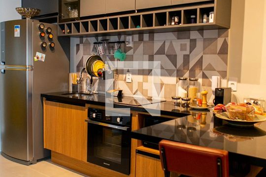Cozinha de apartamento à venda com 1 quarto, 45m² em Boa Vista, São Caetano do Sul