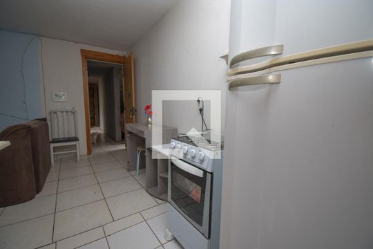 Cozinha  de apartamento para alugar com 2 quartos, 55m² em São Miguel, São Leopoldo