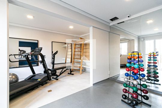 Área comum - Academia de apartamento para alugar com 1 quarto, 29m² em Vila Ré, São Paulo
